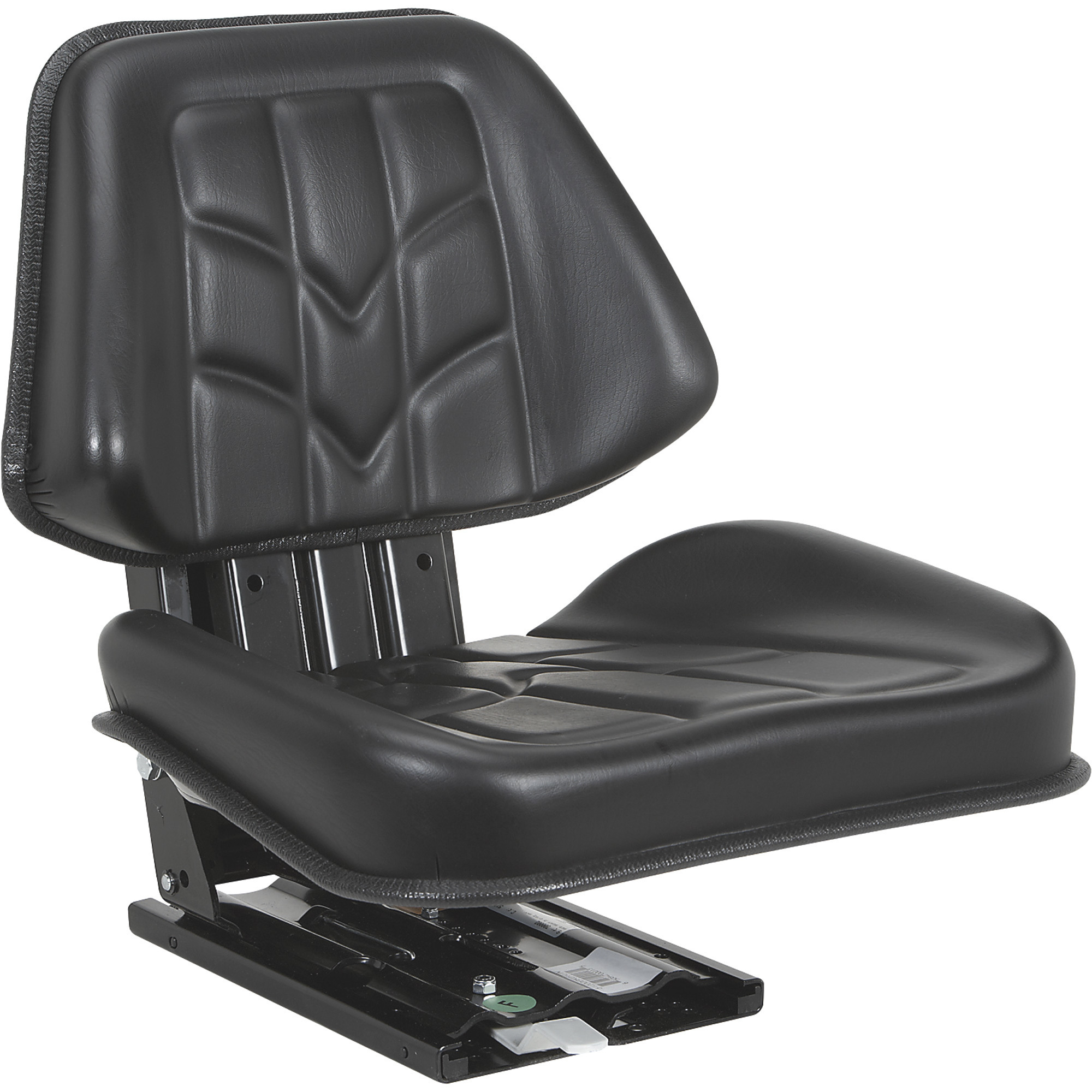 Black Talon Suspension Tractor Seat, Black, Model# 512